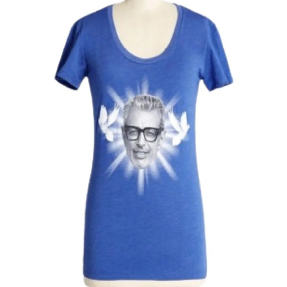“ZEN GOLDBLUM” Jeff Goldblum Graphic Tee T-shirt Women’s Medium from ModCloth - Picture 7 of 11